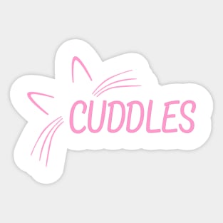 Cuddles Sticker